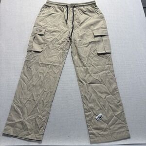 Khaki Straight Leg Utility Cargo Pants Men SZ 32 Pre-Owned